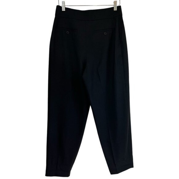 Babaton wool asymmetrical front carrot leg dress pants Sz 6 excellent condition - Picture 6 of 11